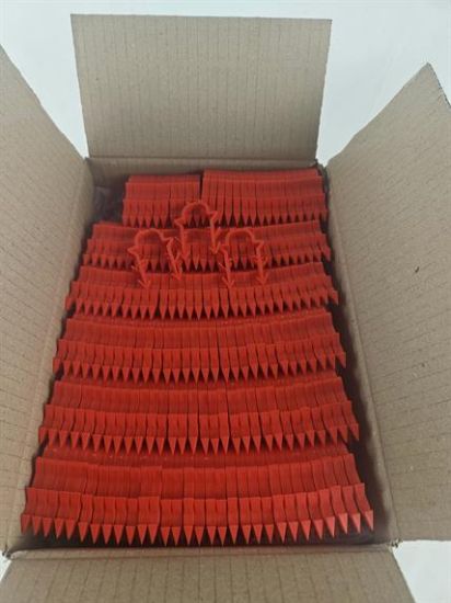 Billede af PR gulvvarmeclips RØD pakker a 300 stk. Forbrug ca. 17 stk. pr. m2