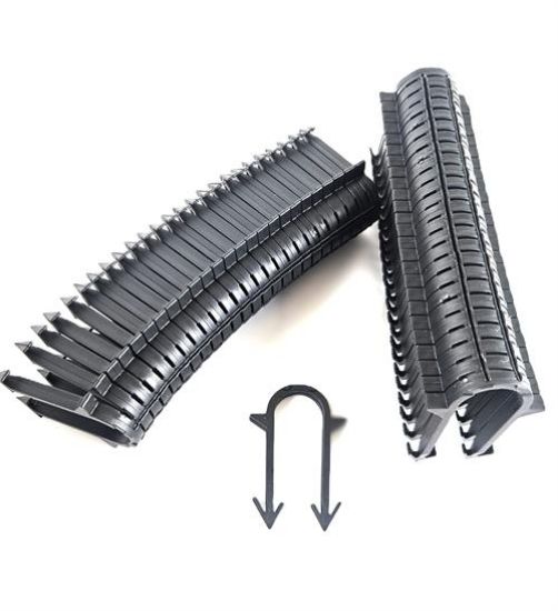 Billede af PR gulvvarmeclips SORT 16-20mm gulvvarmerør 60 mm (á 300 stk) 25 stk pr kvm