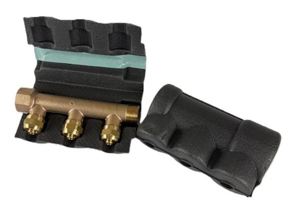 Billede af PR ISOLERING til 3/4" 3  brugvands fordelerrør 3 afg. Kan forlænges