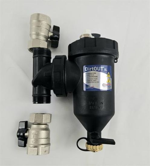 Billede af PR Dirtout 1" magnetfilter m/kuglehaner 6 stk.